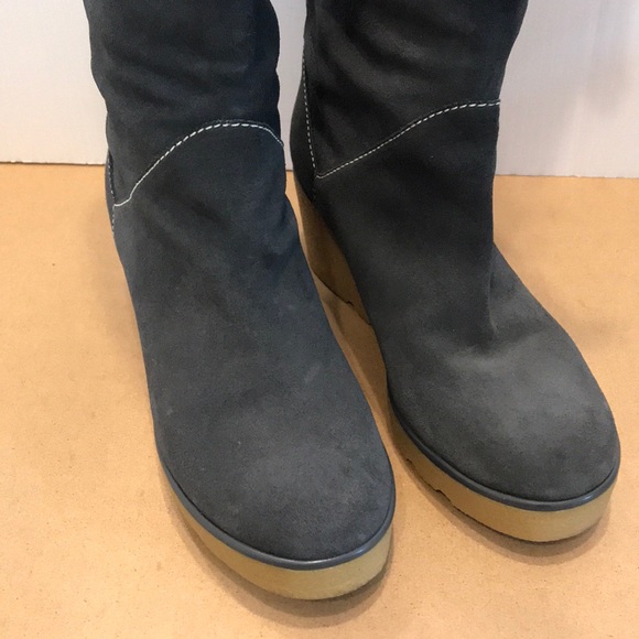 Marc Jacobs Suede Wedge Boots - Picture 6 of 8